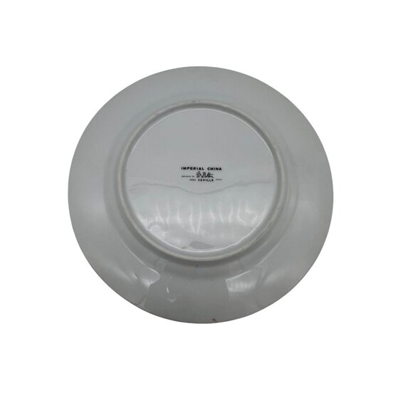 3 Imperial China Seville 5303 Bread and Butter Plates Blue Floral 6.5" - Picture 4 of 8